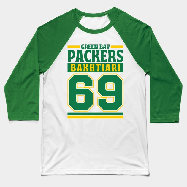 Green Bay Packers Bakhtiari 69 Edition 3 Baseball T-Shirt by Astronaut.co